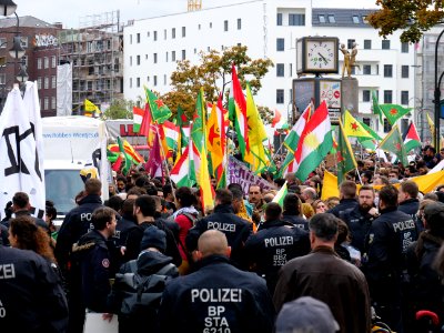Anticolonial March Berlin 2019 Rojava block 21