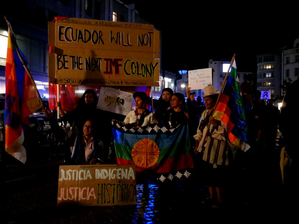 Anticolonial March Berlin 2019 Ecuadorian block 36