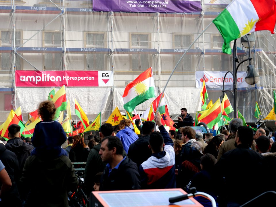 Anticolonial March Berlin 2019 Rojava block 11