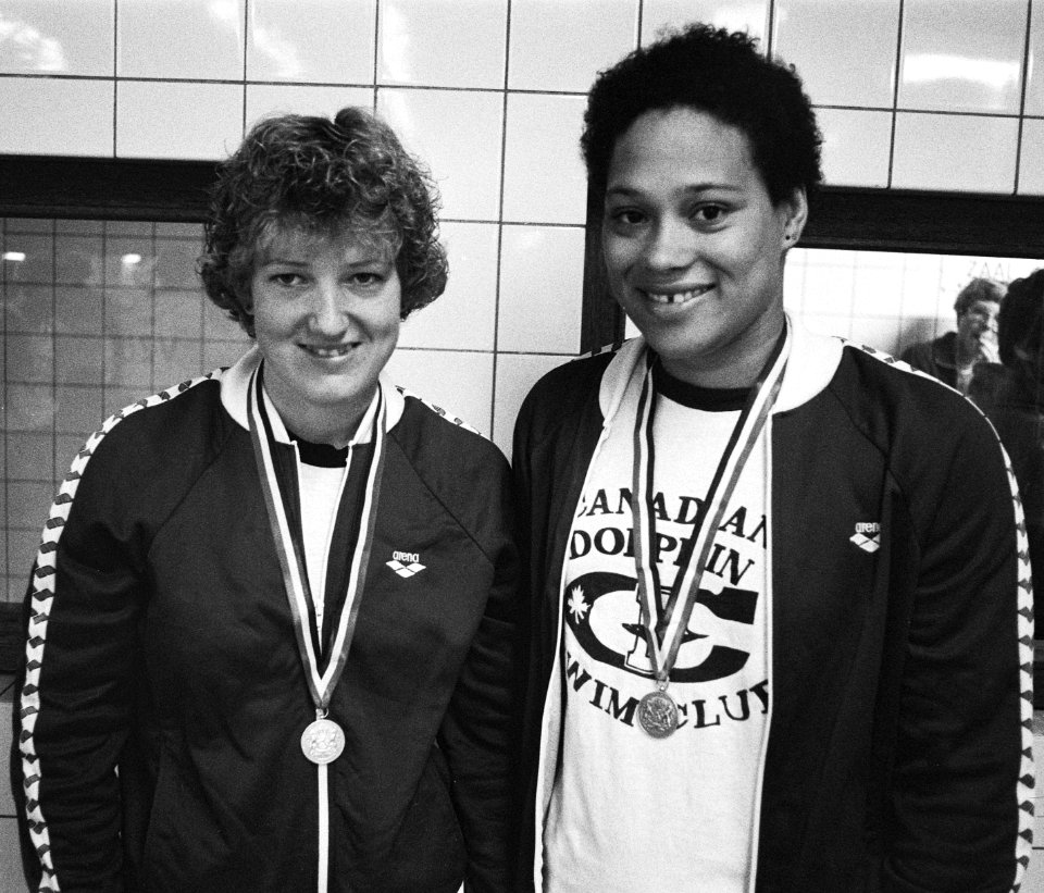 Annelies Maas and Enith Brigitha 1979