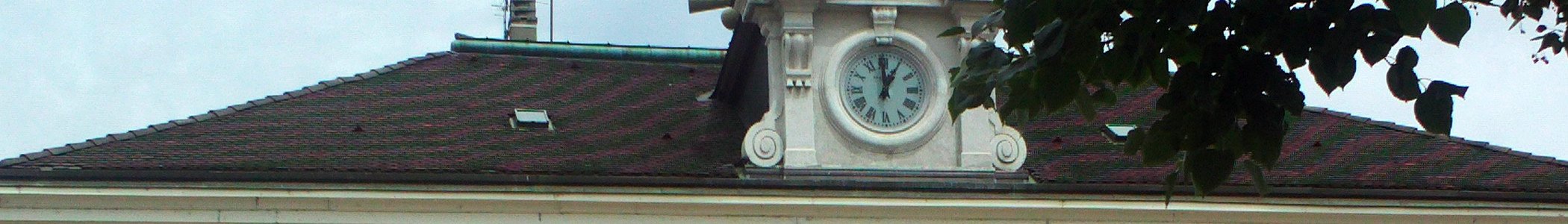 Annemasse banner Roof detail