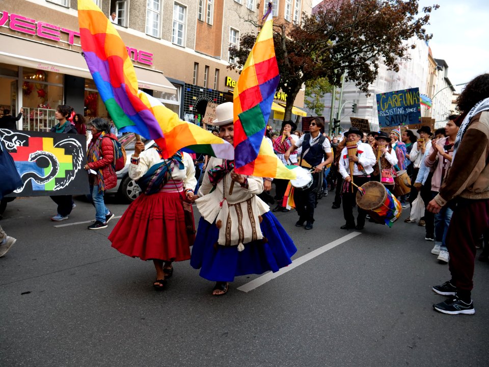 Anticolonial March Berlin 2019 Ecuadorian block 13