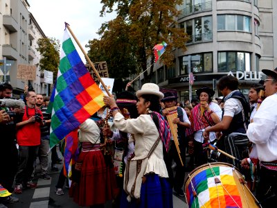 Anticolonial March Berlin 2019 Ecuadorian block 08 photo