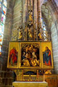 Annenaltar - St. Lorenz church - Nuremberg, Germany - DSC01693