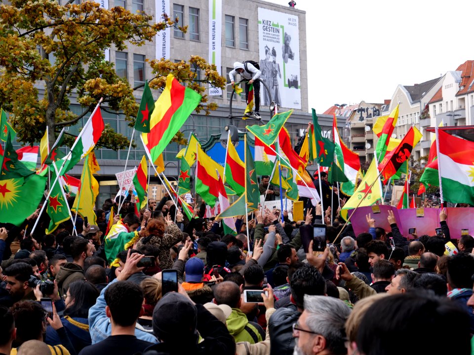 Anticolonial March Berlin 2019 Rojava block 03