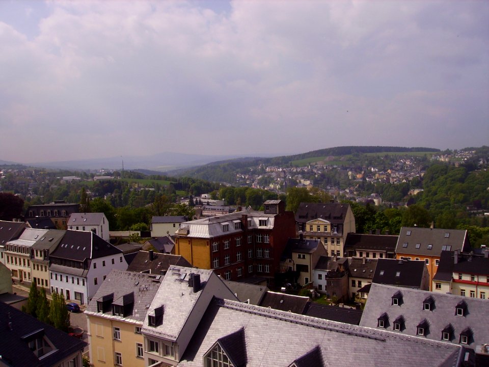 Annaberg-Buchholz Blick von der Annenkirche 1