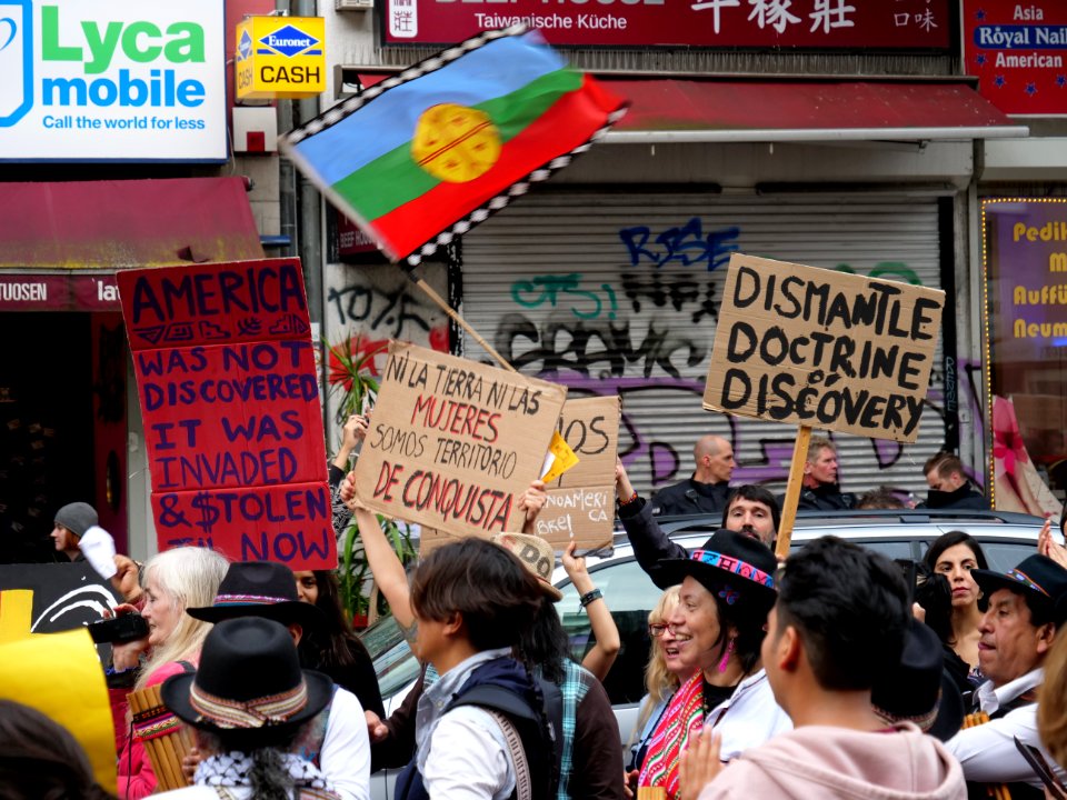 Anticolonial March Berlin 2019 Ecuadorian block 25