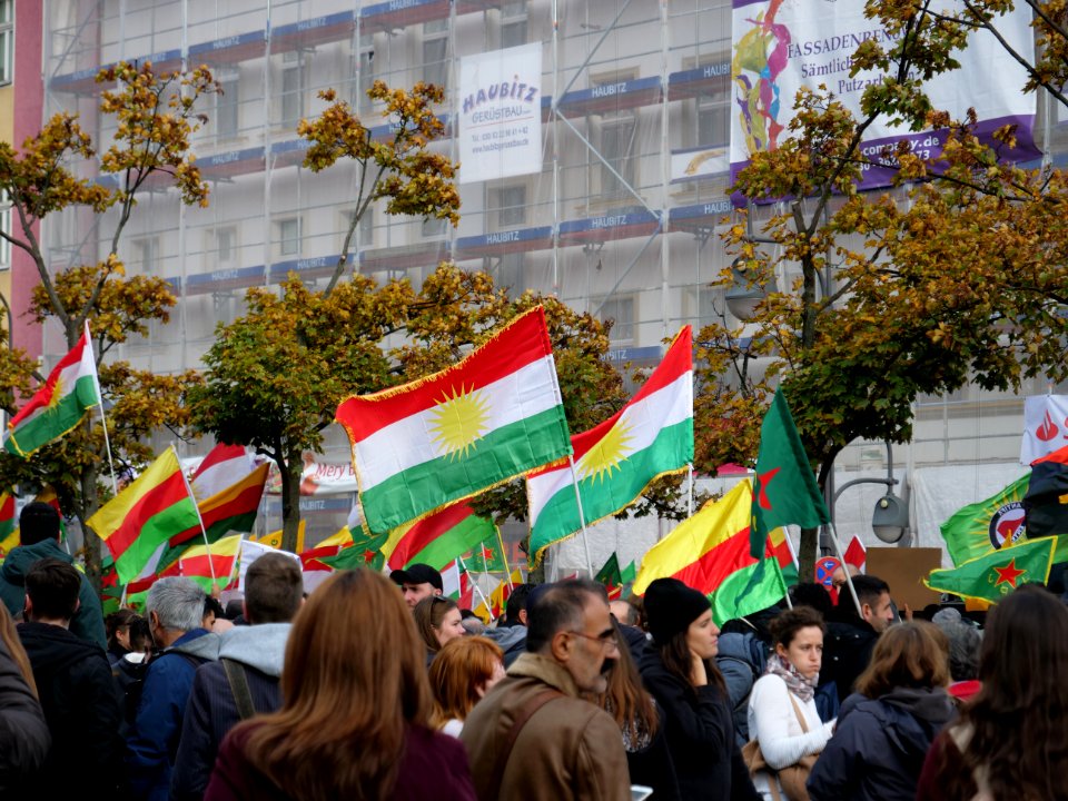 Anticolonial March Berlin 2019 Rojava block 17