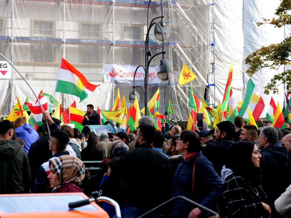 Anticolonial March Berlin 2019 Rojava block 12