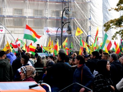Anticolonial March Berlin 2019 Rojava block 12