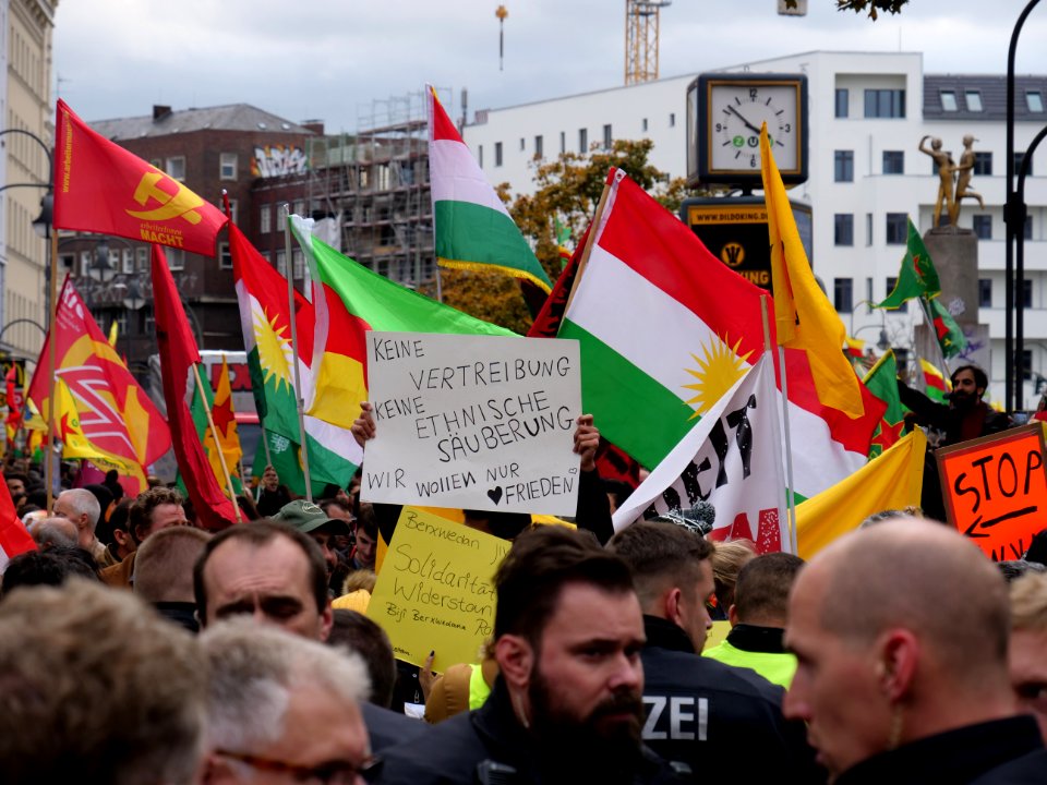Anticolonial March Berlin 2019 Rojava block 10