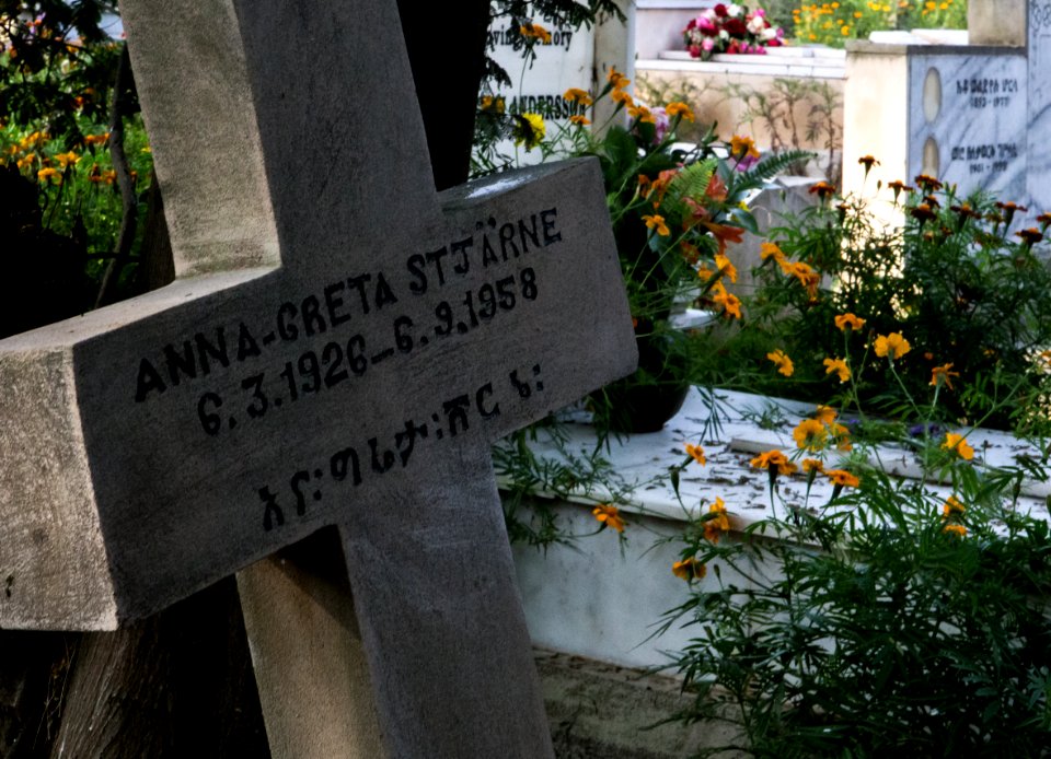 Anna-Greta Stjärnes gravkors