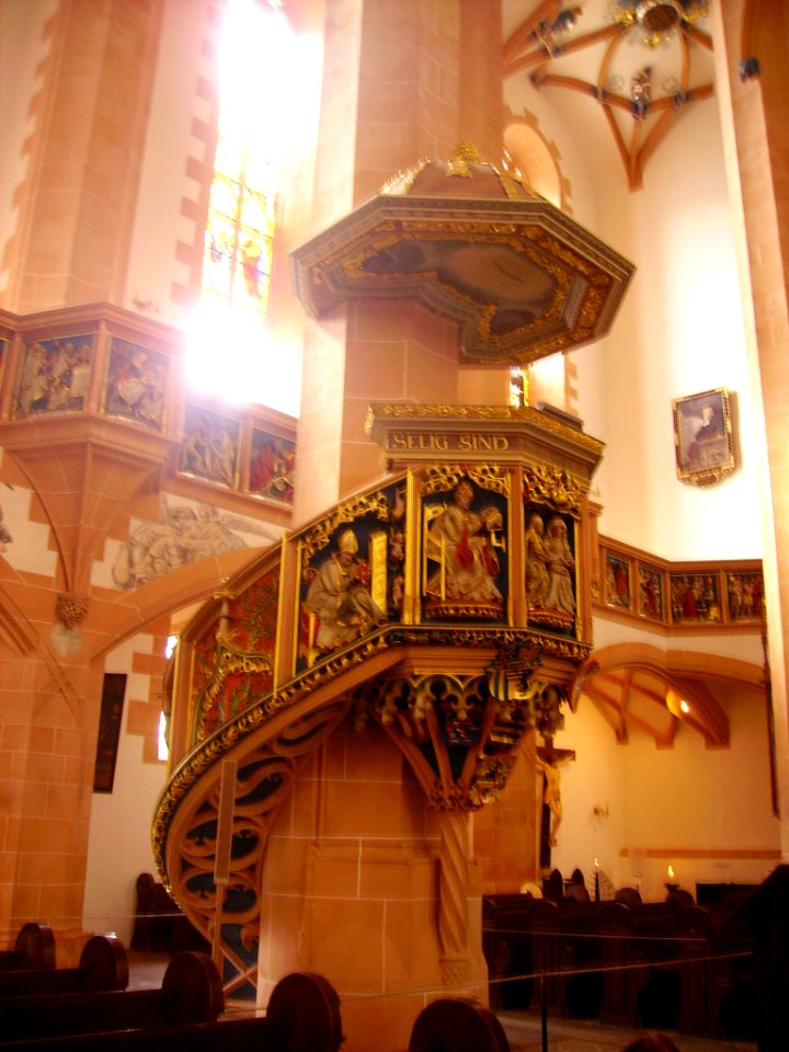 Annaberg-Buchholz St. Annen Innen Kanzel