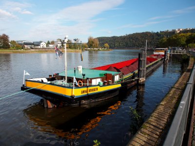 Anna Krieger, ENI 04700360 on the Moselle river at Koblenz at the Deutches Eck, pic2