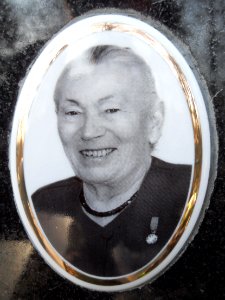 Anna Walentynowicz grave - portrait