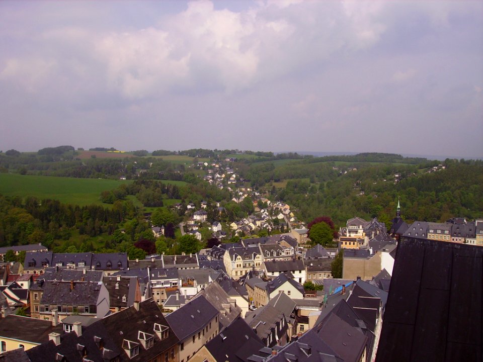 Annaberg-Buchholz Blick von der Annenkirche 3