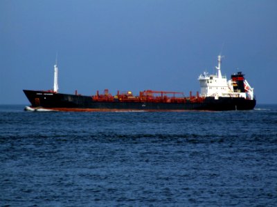 Anna Johanne leaving Port of Rotterdam, Holland