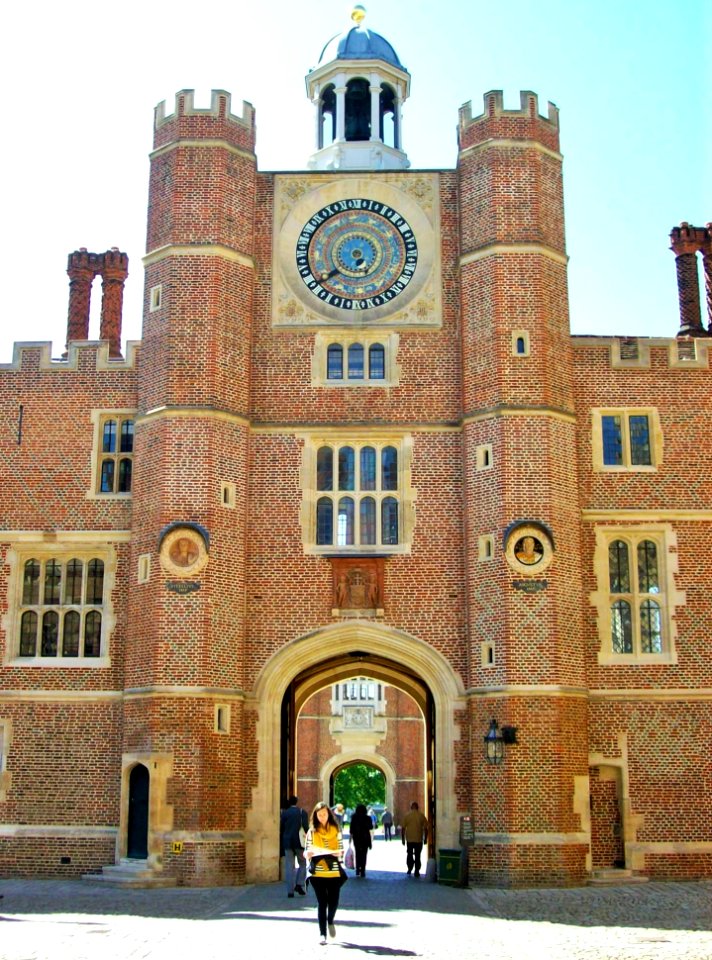 Anne Boleyn's gateway and astronomical clock