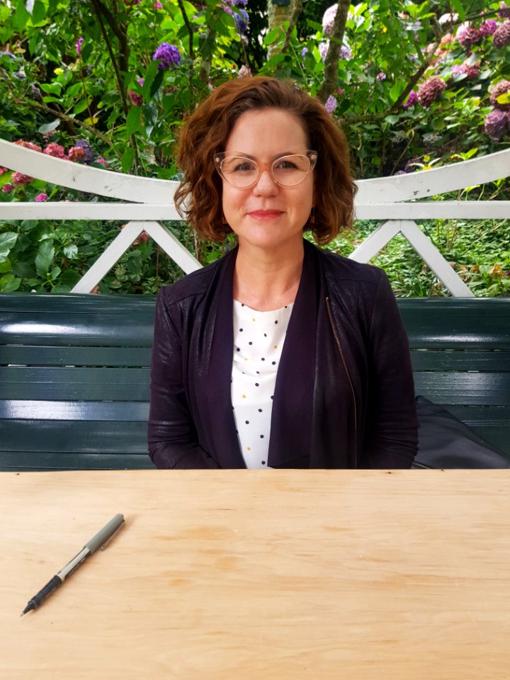 Anna Fifield at her book signing at The Garden Party, Wellington Botanical Garden2