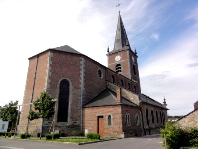 Anor (Nord, Fr) église, coté nord-est