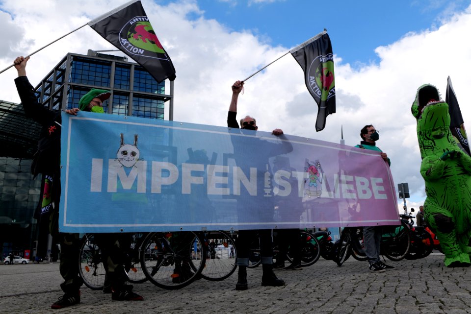 Antiverschwurbelte Aktion Berlin 2021-05-23 21