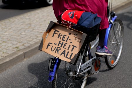 Antifascist RCC bicycle demonstration Berlin 2020-05-23 32