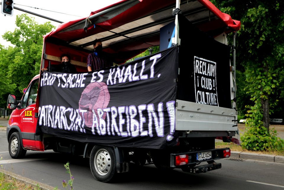 Antifascist RCC bicycle demonstration Berlin 2020-05-30 17