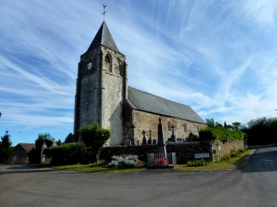 Antheny (Ardennes) Église Saint-Remy extérieur