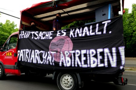 Antifascist RCC bicycle demonstration Berlin 2020-05-30 16