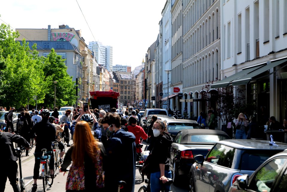 Antifascist RCC bicycle demonstration Berlin 2020-05-30 69