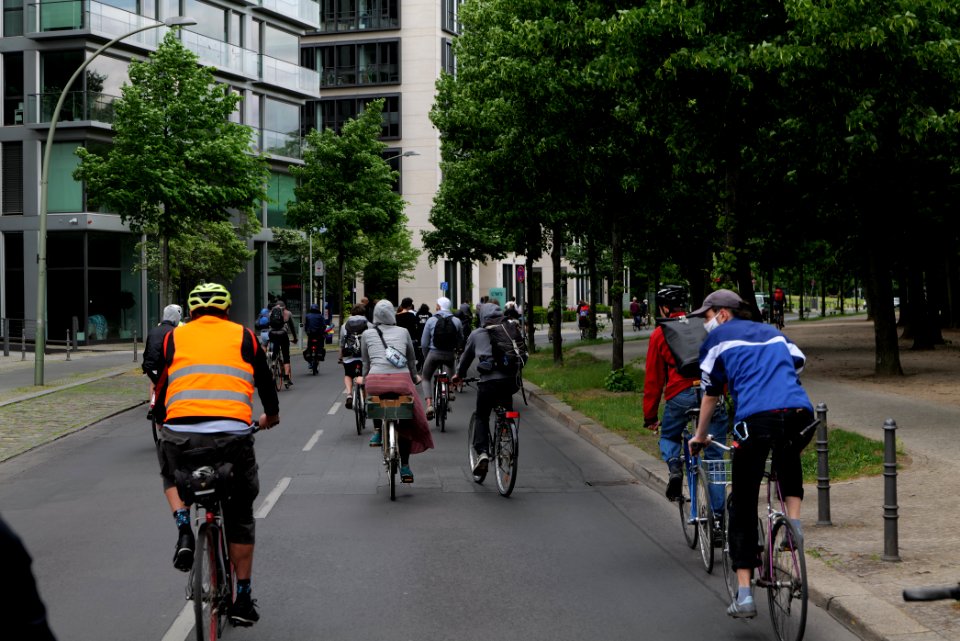 Antifascist RCC bicycle demonstration Berlin 2020-05-30 19