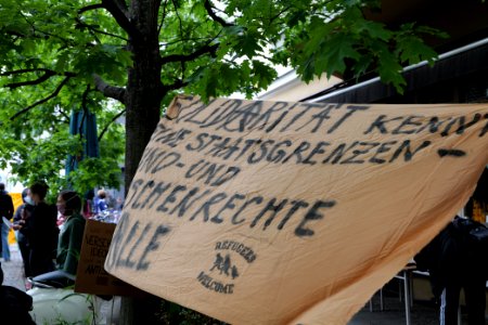 Antifascists in Schendelpark Berlin 2020-05-16 17