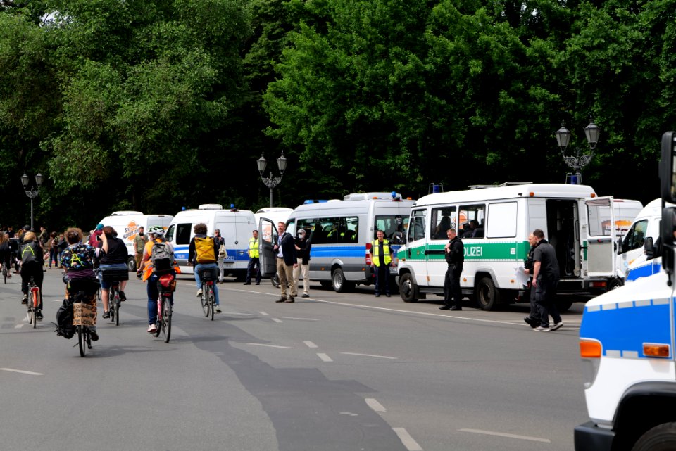 Antifascist RCC bicycle demonstration Berlin 2020-05-23 24