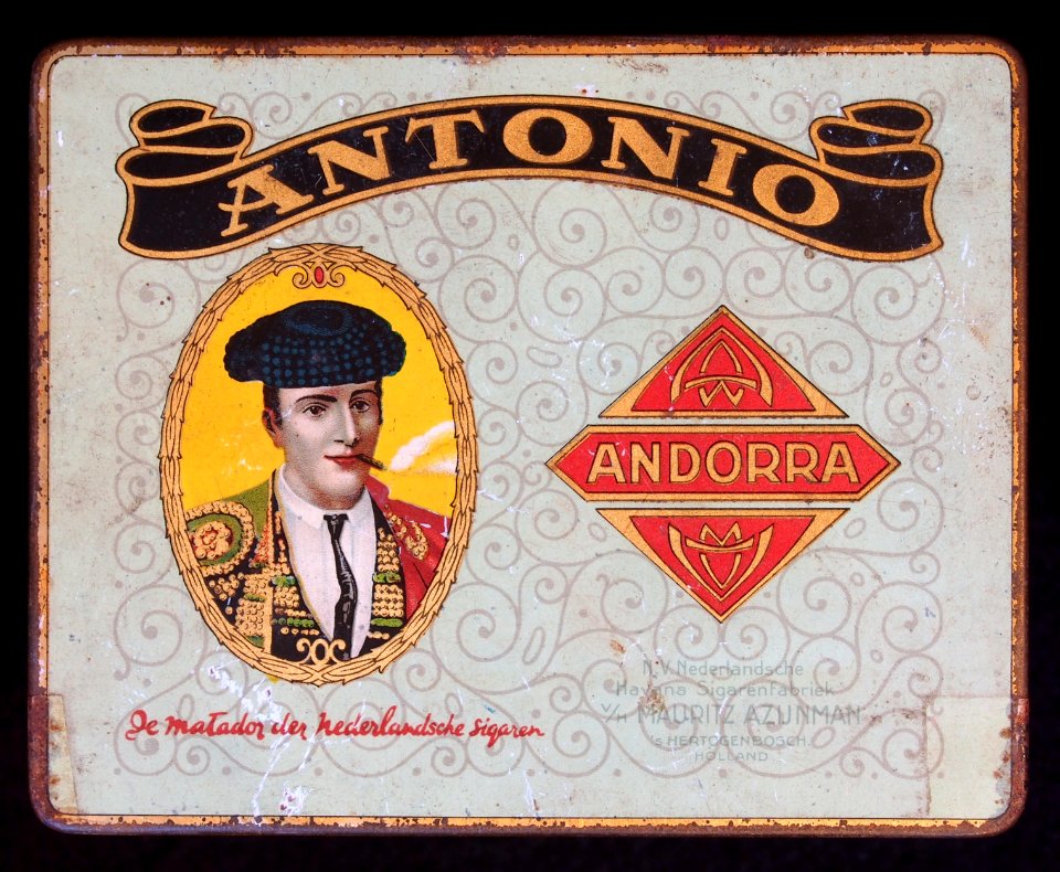 Antonio Andorra sigarenblikje