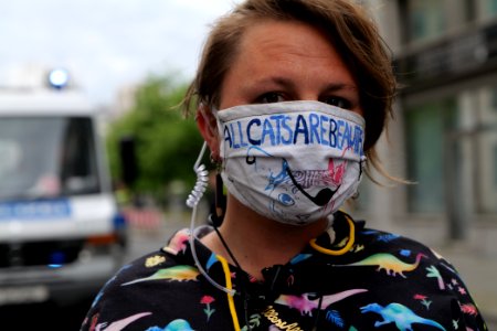Antifascist RCC bicycle demonstration Berlin 2020-05-23 66