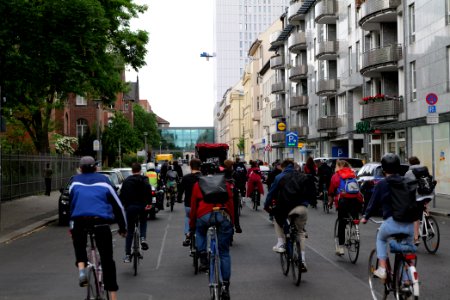 Antifascist RCC bicycle demonstration Berlin 2020-05-30 49