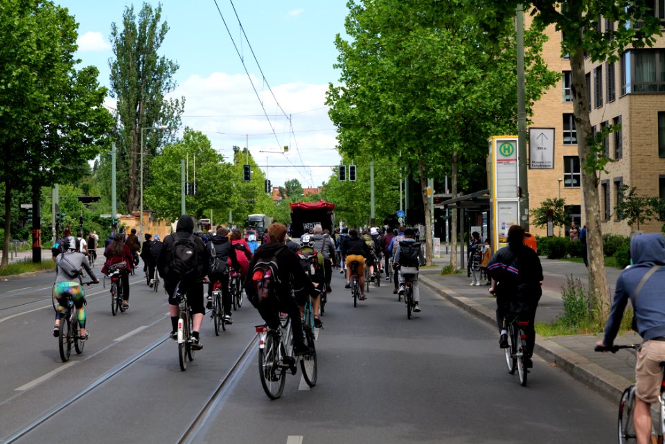 Antifascist RCC bicycle demonstration Berlin 2020-05-30 60