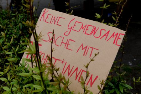 Antifascists on Memhardstraße Berlin 2020-05-16 18