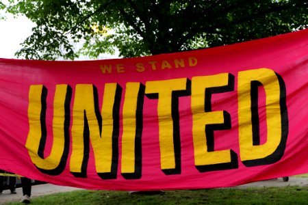 Antifascists on Memhardstraße Berlin 2020-05-16 07