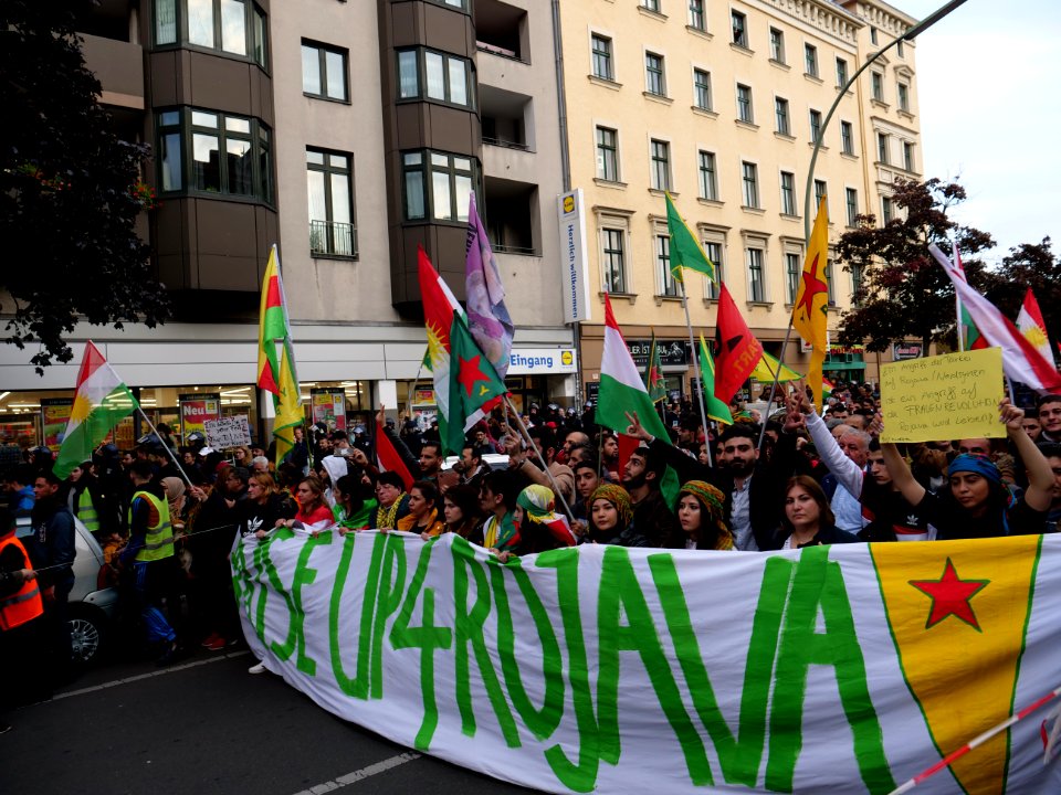 Anticolonial March Berlin 2019 Rojava block 49