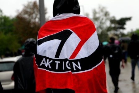 Antifascist demonstration Berlin-Rudow 2020-08-30 14