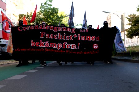 Antifascist demonstration against KDW in Berlin-Wedding 2020-07-31 49