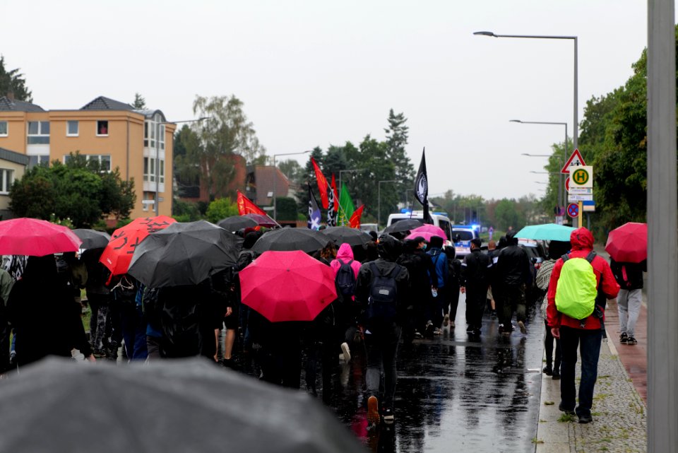 Antifascist demonstration Berlin-Rudow 2020-08-30 12