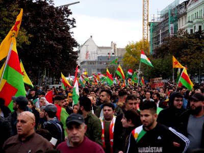 Anticolonial March Berlin 2019 Rojava block 53