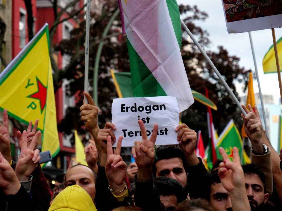 Anticolonial March Berlin 2019 Rojava block 43