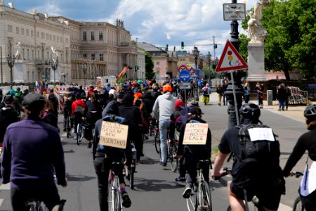 Antifascist bicycle demonstration Berlin 2020-06-06 12