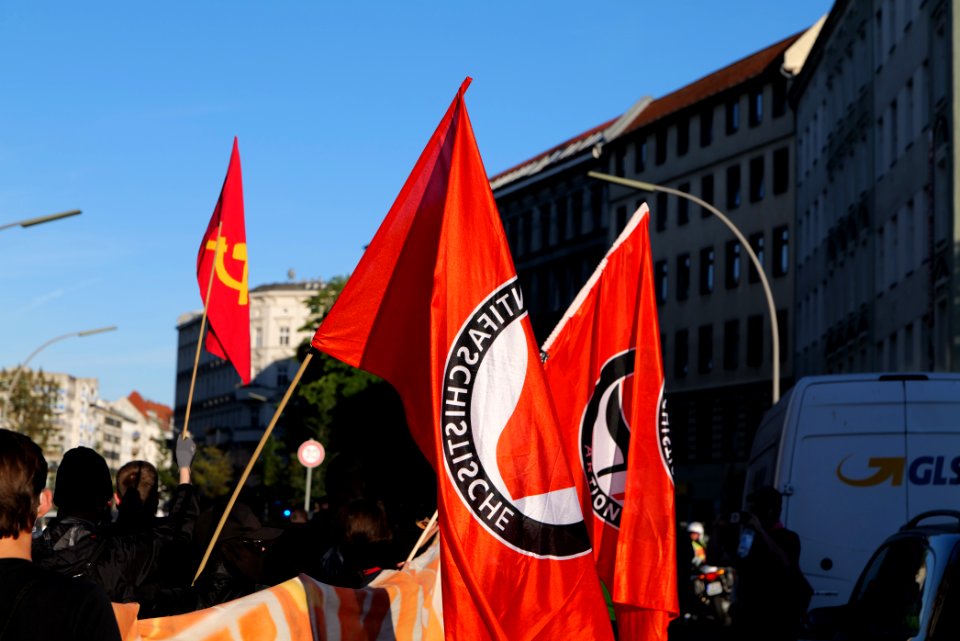 Antifascist demonstration against KDW in Berlin-Wedding 2020-07-31 52