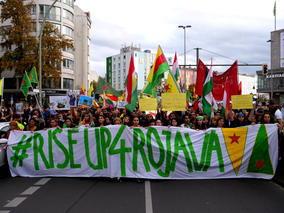Anticolonial March Berlin 2019 Rojava block 34