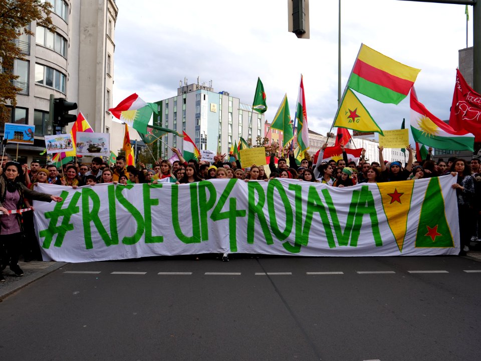 Anticolonial March Berlin 2019 Rojava block 28