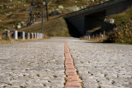 Road historically paving stone photo